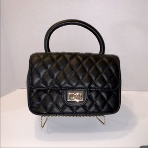 Forever 21 Black Quilted Bag